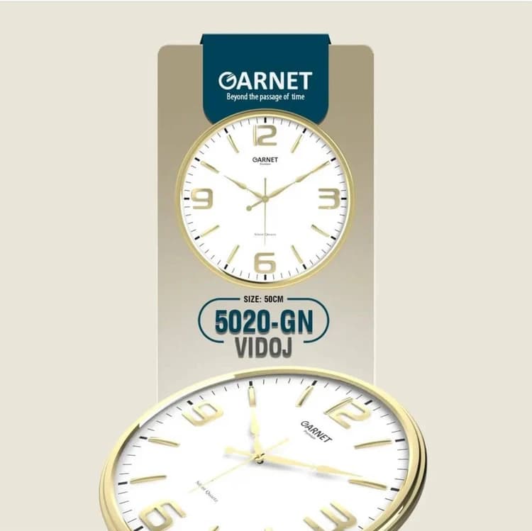 ساعت دیواری مدل گارنت قطر 40 | 5020GN