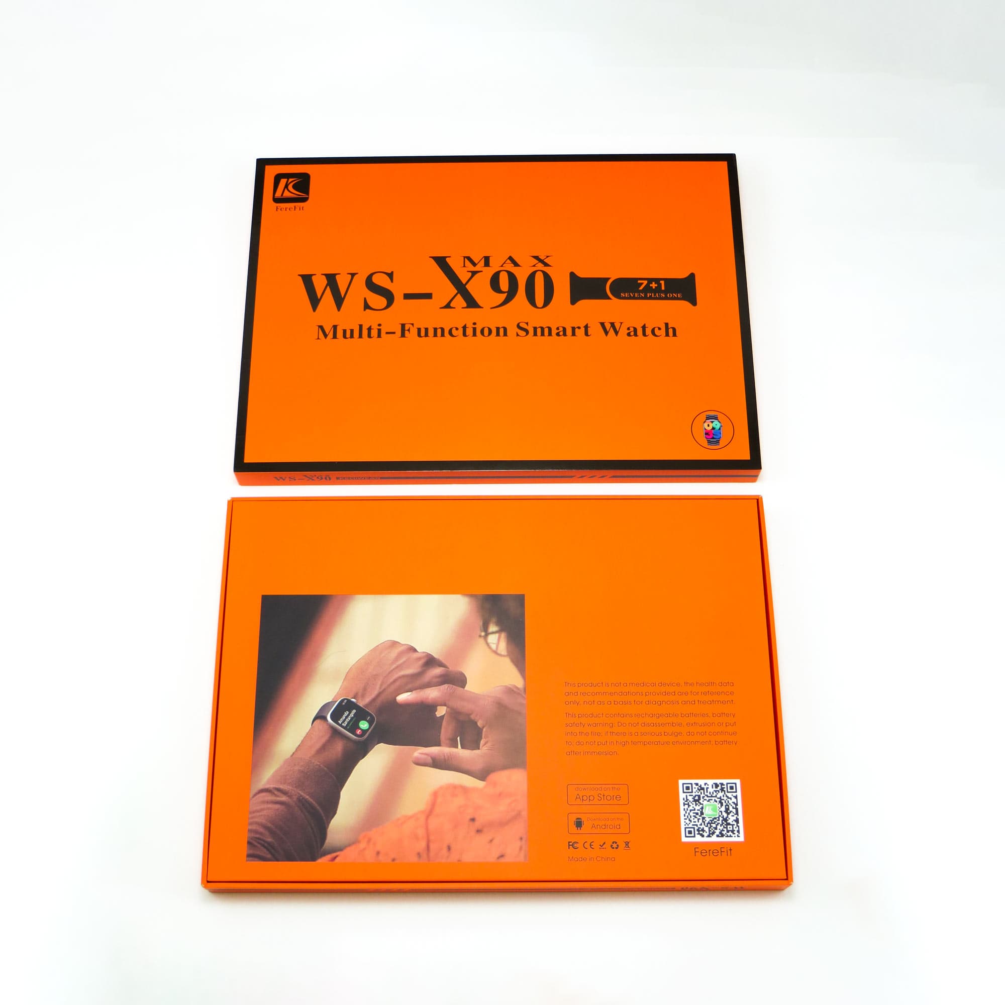 ساعت هوشمند مدل WS-X90 max مجموعه 7 بندی — تصویر ۵