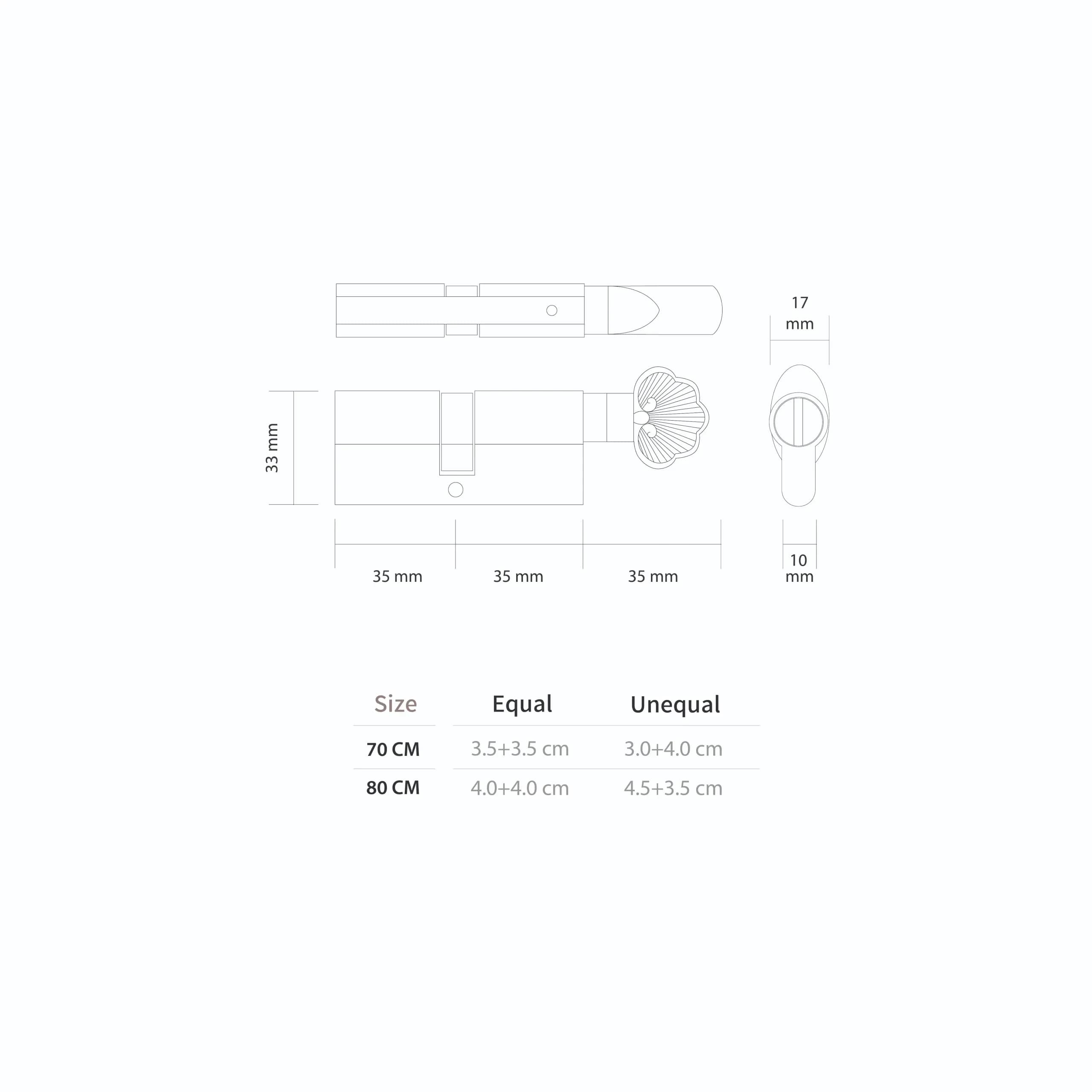 سیلندر 8 سانت سرویسی اچ تی ان (HTN) کلاسیک مدل CL2803ELX — تصویر ۲