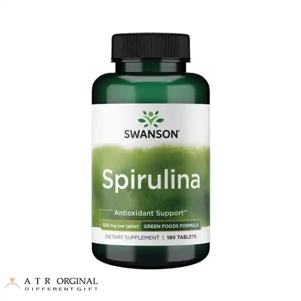 قرص جلبک اسپیرولینا Swanson Spirulina سوانسون