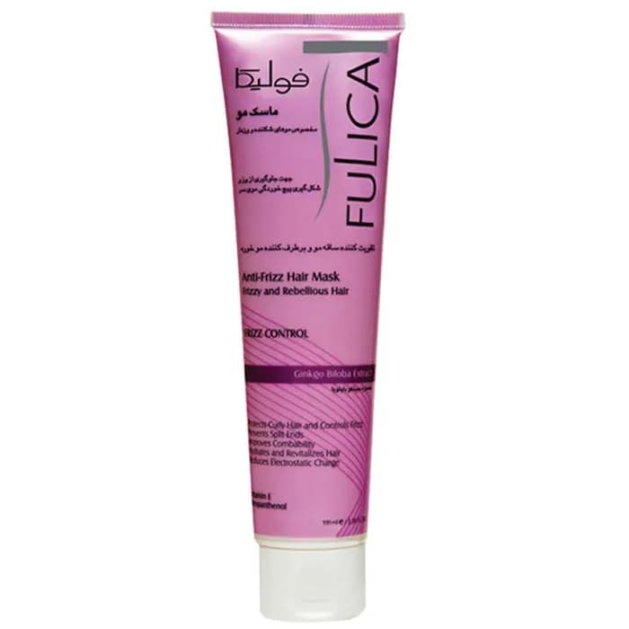 ماسک مو فولیکا مدل Anti-Frizz مناسب موهای شکننده و وزدار حجم 100 میلیلیتر