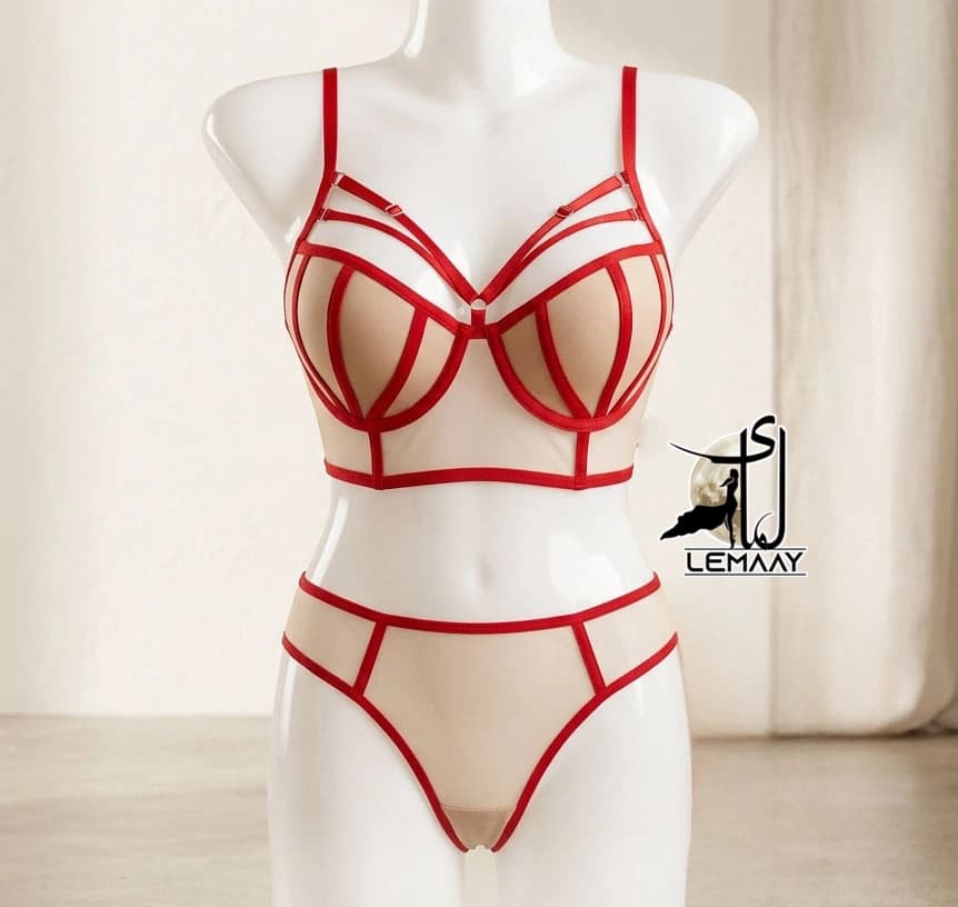 ست شورت و سوتین تاپلکس اروپایی کاپ D ، C ، B — تصویر ۵