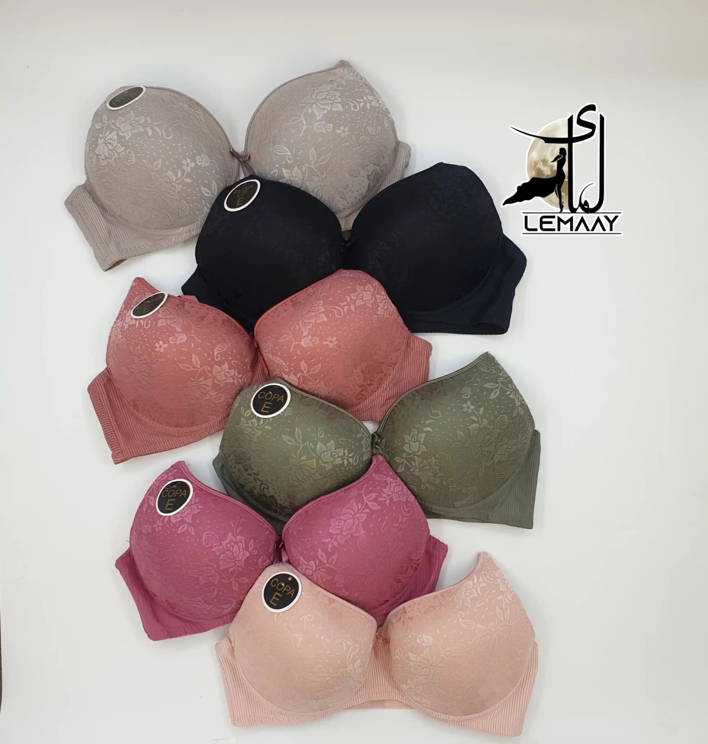 سوتین اسفنجی جک دار فنردار کاپ (E) سایز بزرگ