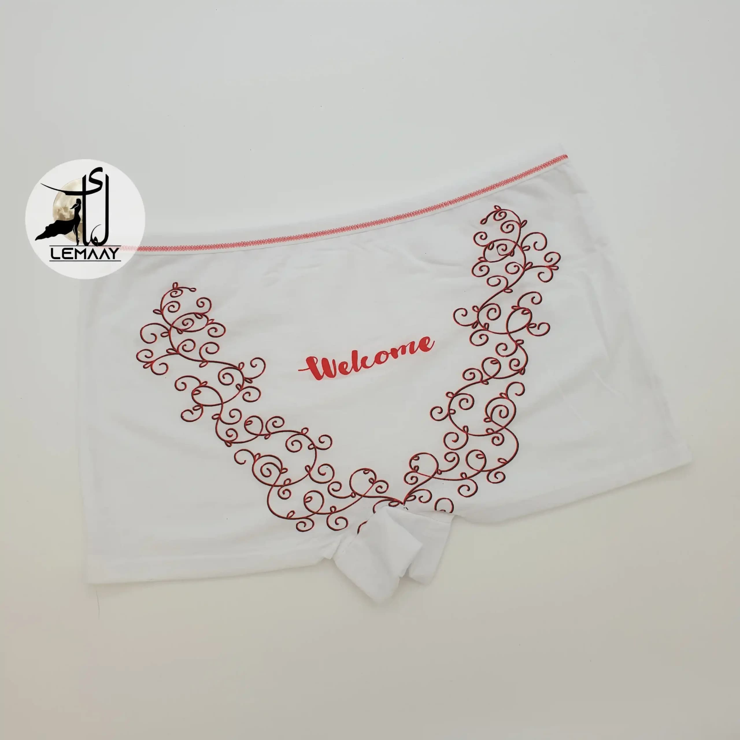 شورت زنانه نخی نیم پا کد 12252 — تصویر ۳