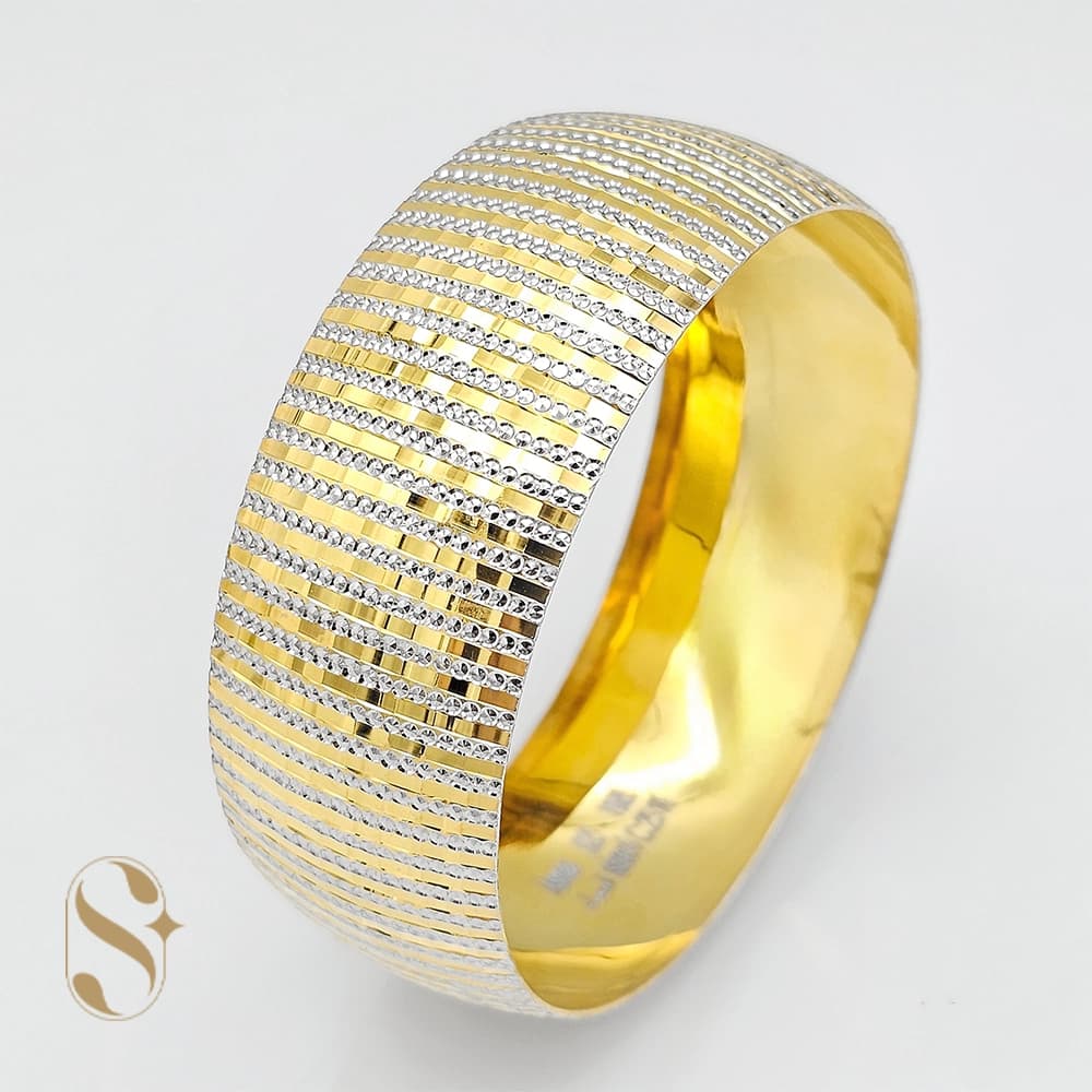 النگو نقره پهن زنانه مدل اسما SilverSet-A576
