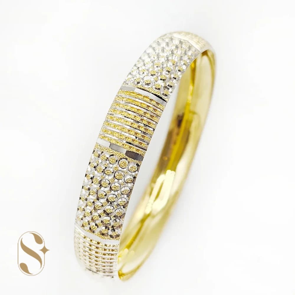 النگو نقره پهن زنانه مدل اسما SilverSet-A578