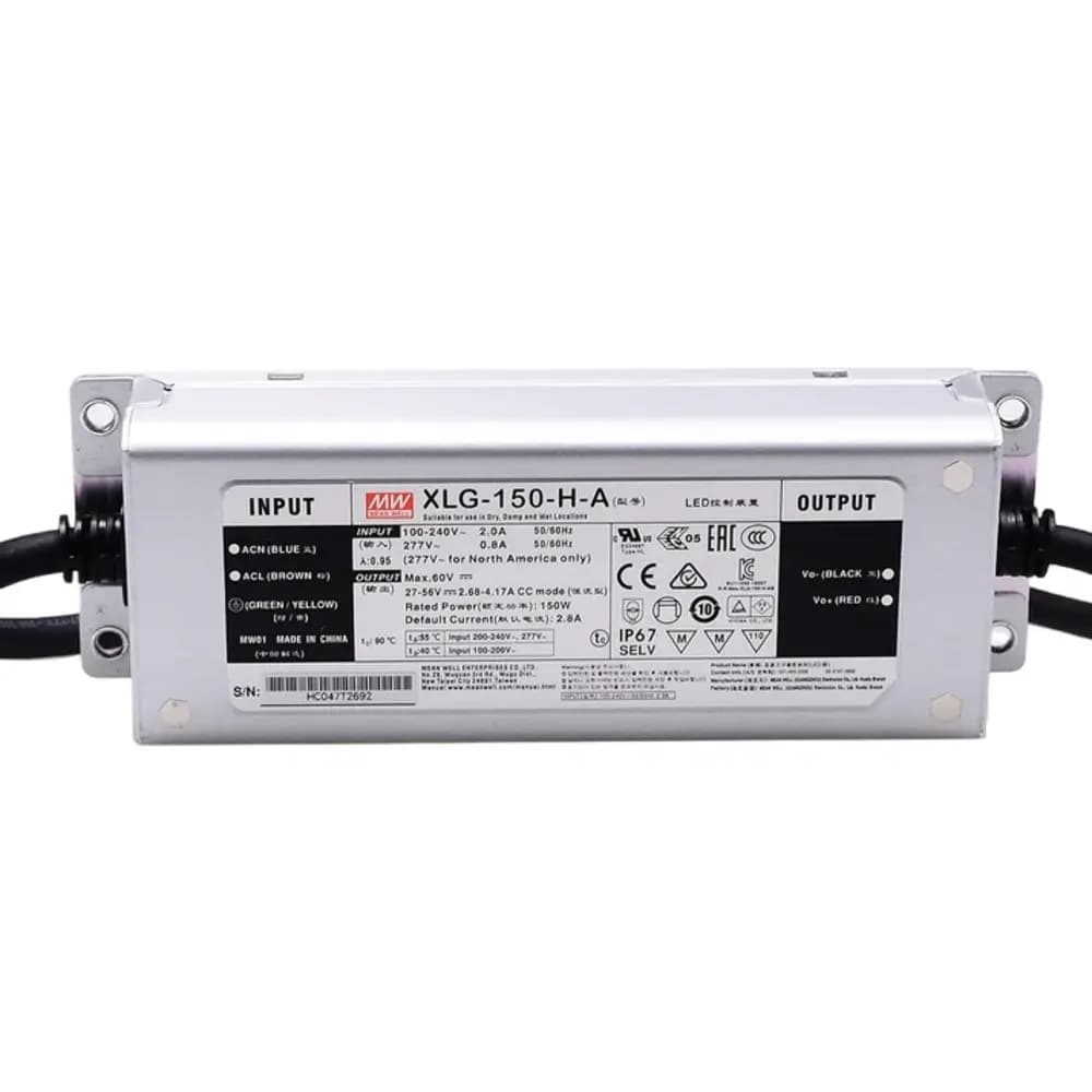 LED درایور XLG-150-H-A — تصویر ۲