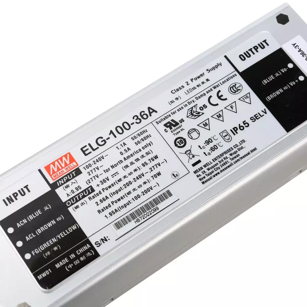 LED درایور ELG-100-36A — تصویر ۵