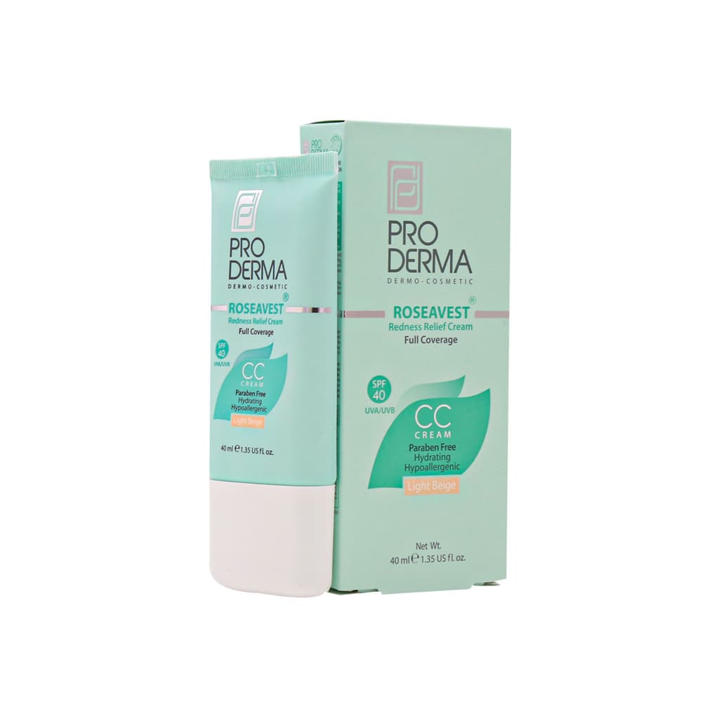 کرم پوشاننده و مرطوب کننده رنگی روزاوست پوست معمولی و حساس 40 میلی لیتر پرودرما Proderma — تصویر ۲