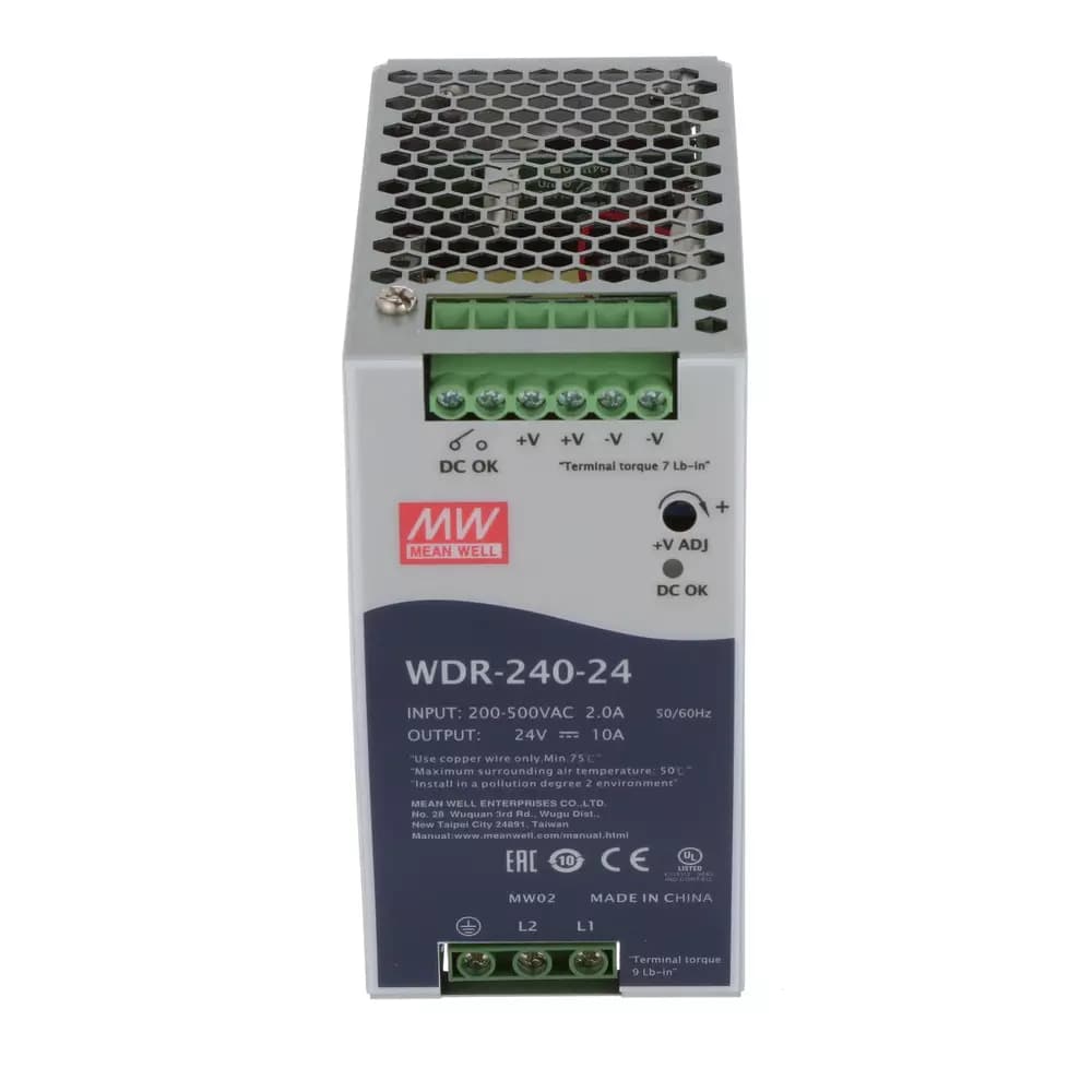 منبع تغذیه ریلی WDR-240 — تصویر ۲