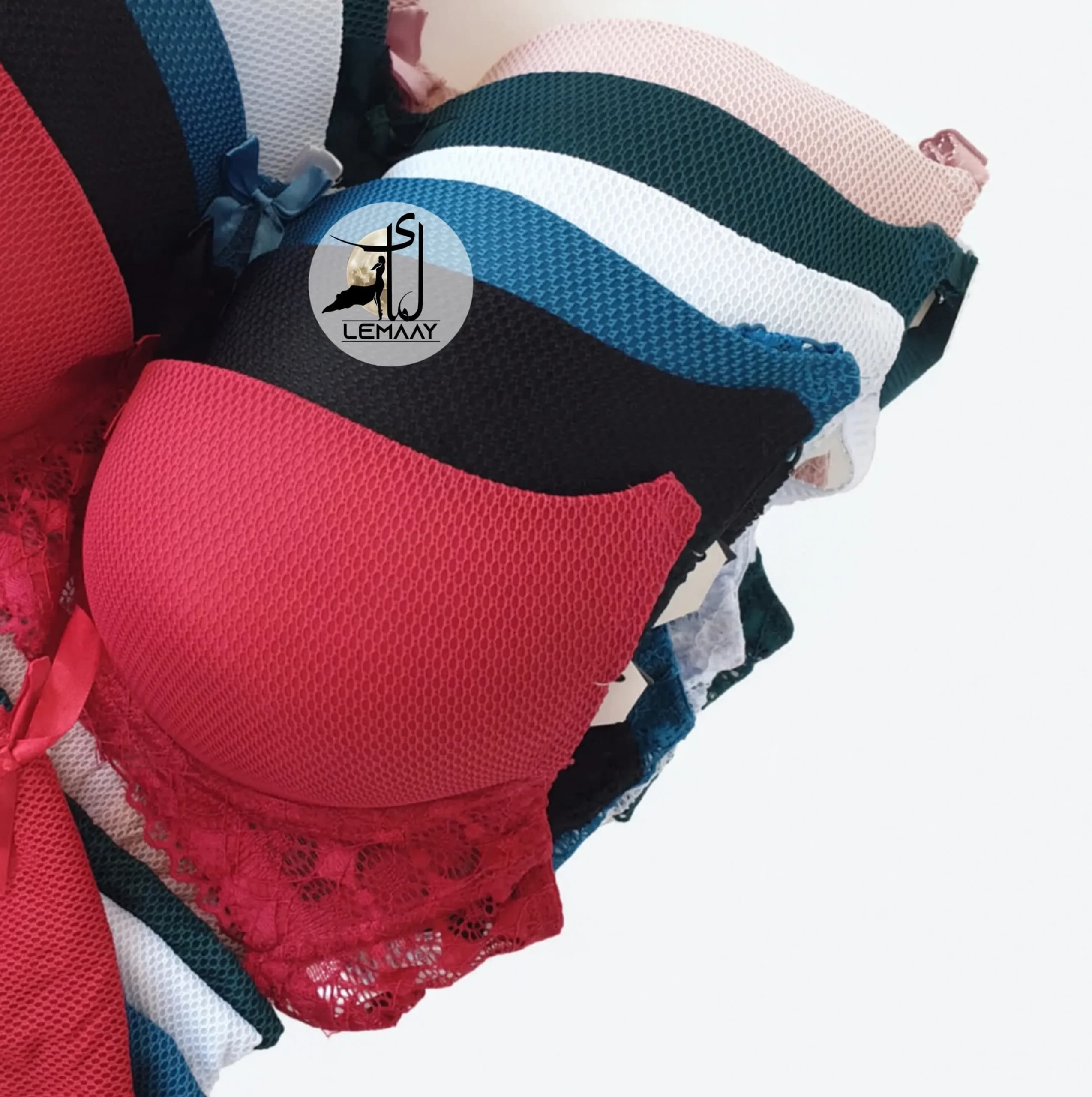 ست سوتین و شورت اسفنجی کاپ D — تصویر ۲