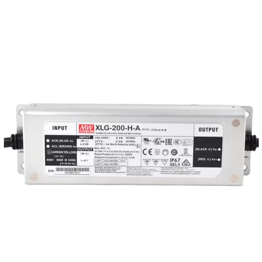LED درایور XLG-200-H-A — تصویر ۲