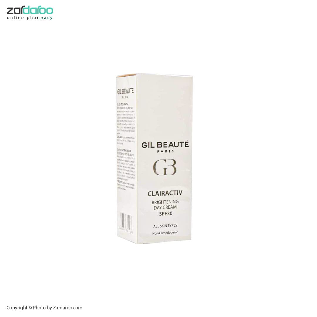کرم روز روشن کننده صورت SPF30 کلراکتیو 40 میلی لیتر ژیل بوته Gil Beaute — تصویر ۵