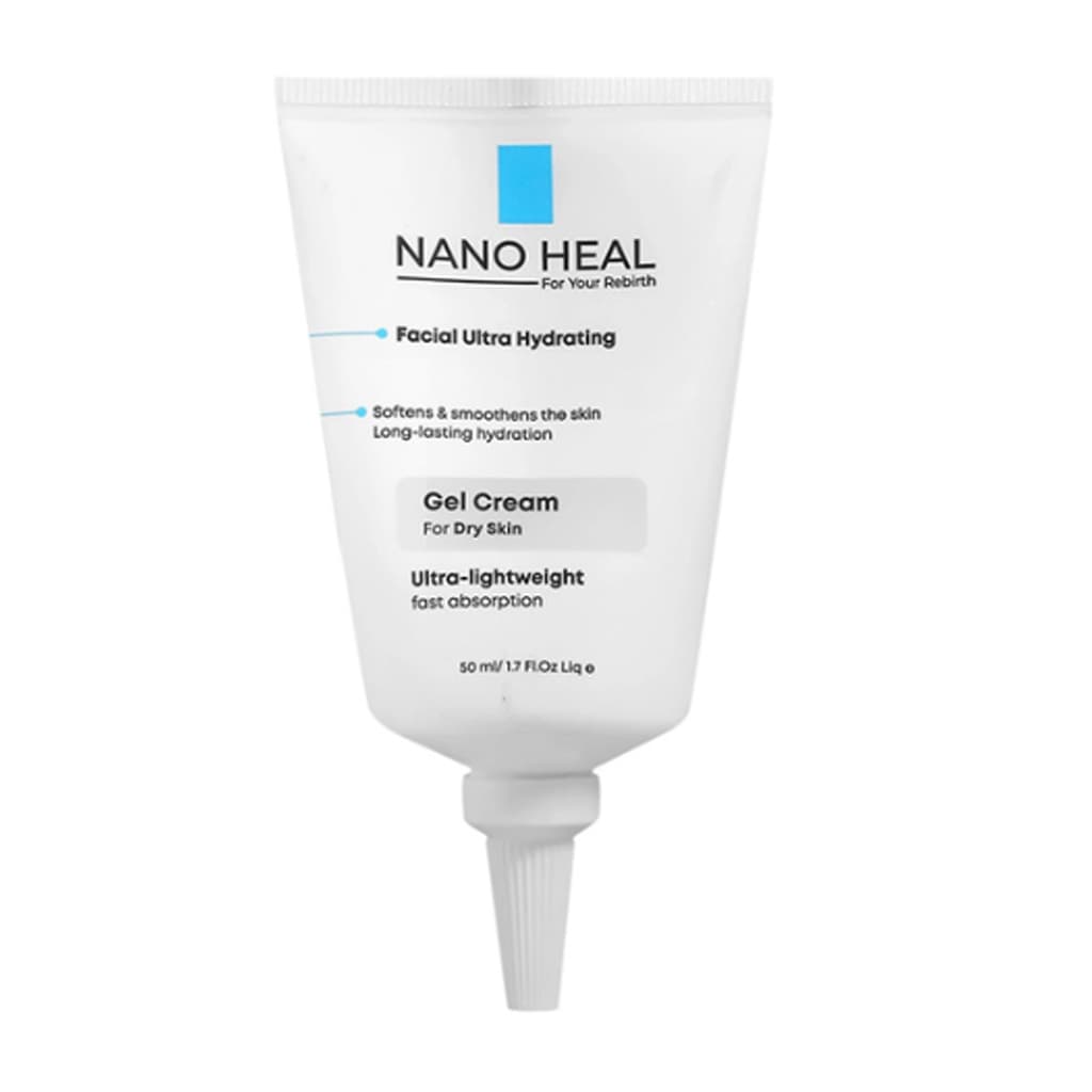 کرم ژل آبرسان فوق العاده قوی صورت پوست خشک 50 میلی لیتر نانوهیل Nano Heal
