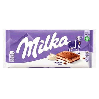 شکلات تختهای ماست میلکا ۱۰۰ گرمی