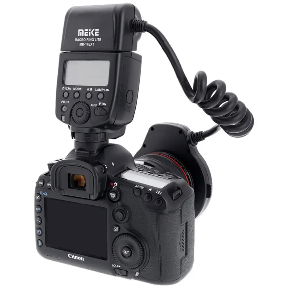 رینگ فلاش میک Meike MK-14EXT TTL Macro Ring Flash for Canon — تصویر ۱۰