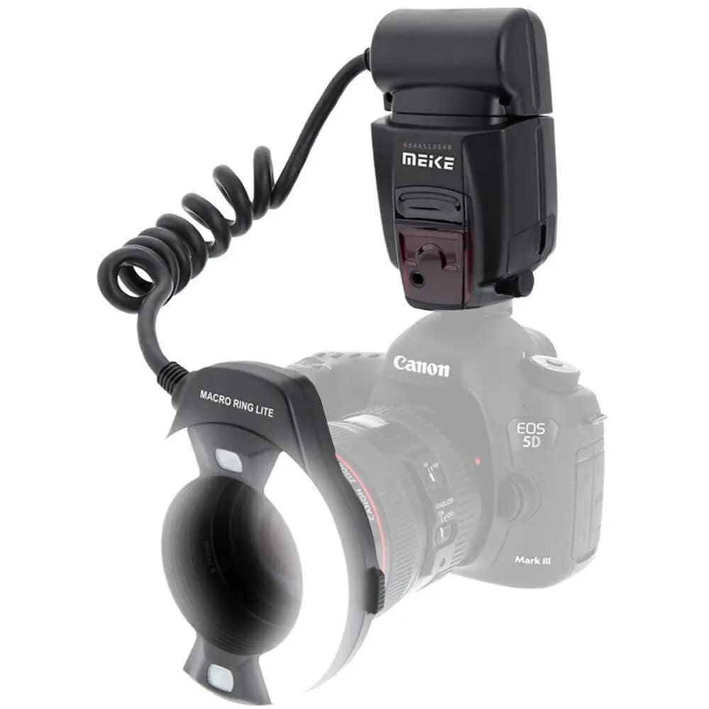 رینگ فلاش میک Meike MK-14EXT TTL Macro Ring Flash for Canon — تصویر ۶