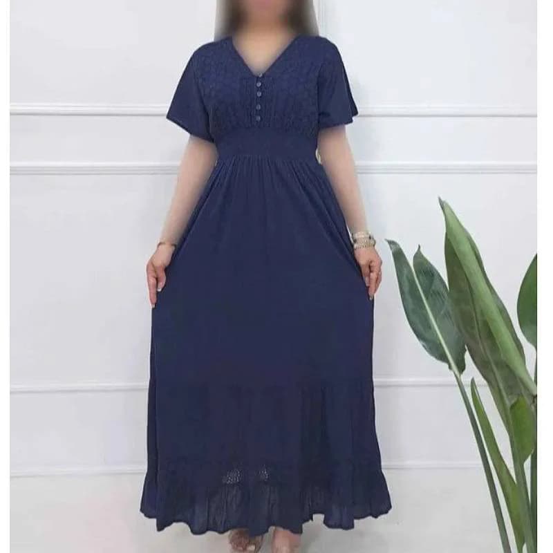پیراهن ساحلی آستین کوتاه سلین/کدمحصول2886 — تصویر ۴
