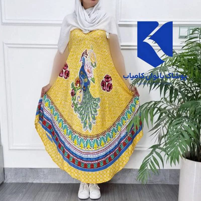 سارافن ساحلی نخی رخ وارداتی هندی/کد2885 — تصویر ۴