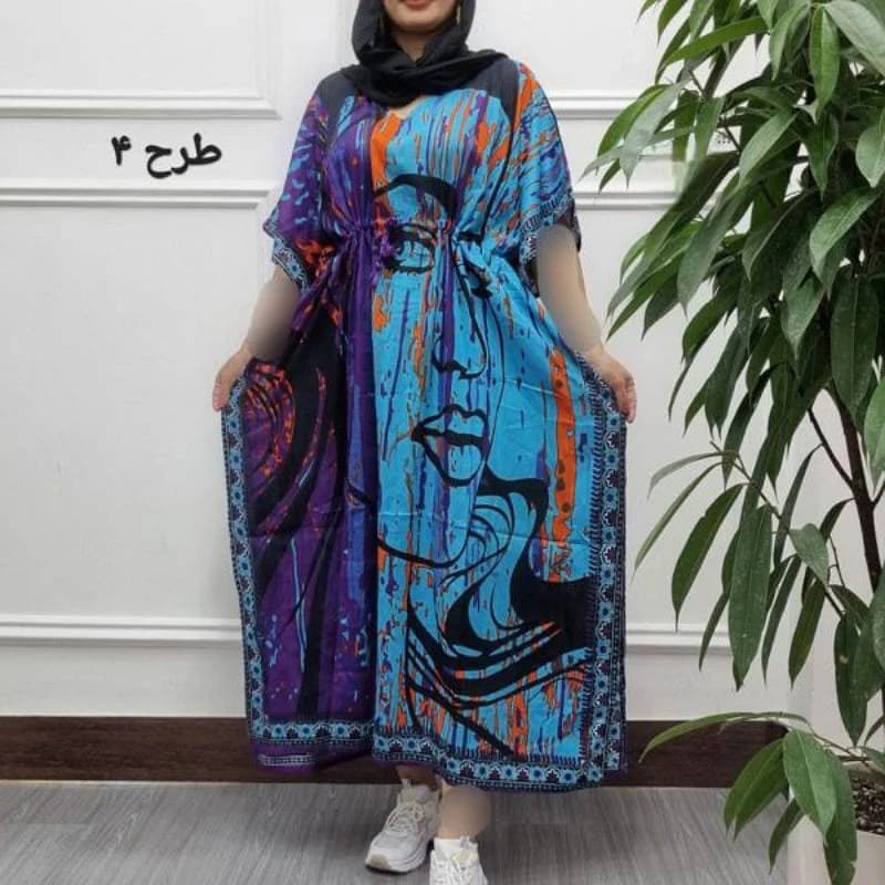 استایل راحت وآزادباپانچ ساحلی وارداتی هندی اصلی(طرح رخ)/کد2882
