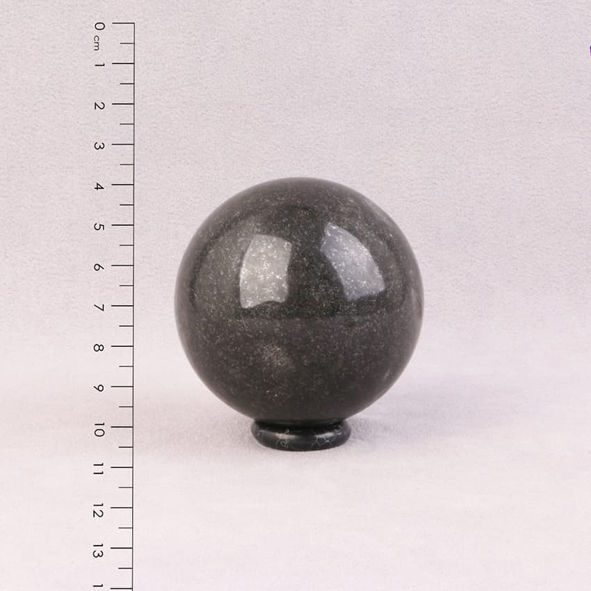 گوی سنگی سرپنتین سیاه کد m151 — تصویر ۲