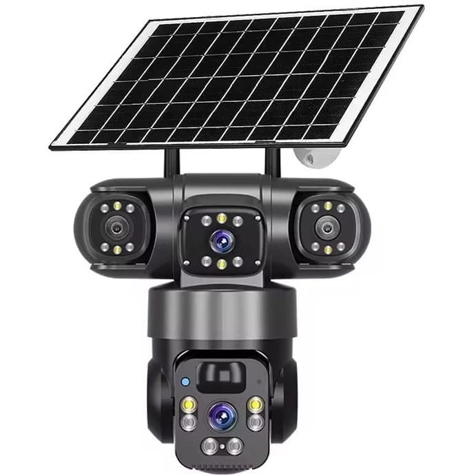 دوربین سیمکارتی سولار سه لنز 15MP مدل TZ-3