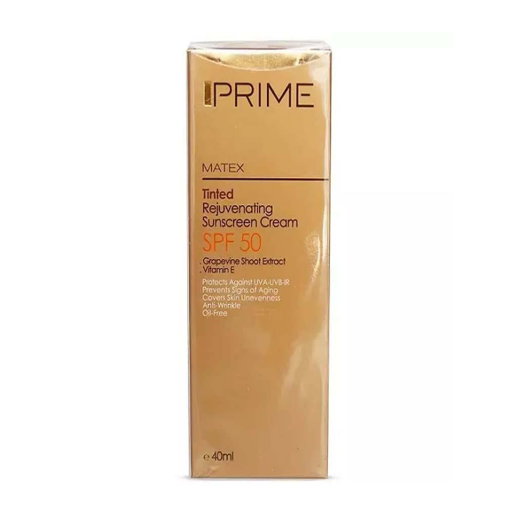 کرم ضد آفتاب جوان کننده SPF50 حجم ۴۰ میلی لیتر پریم Prime — تصویر ۴
