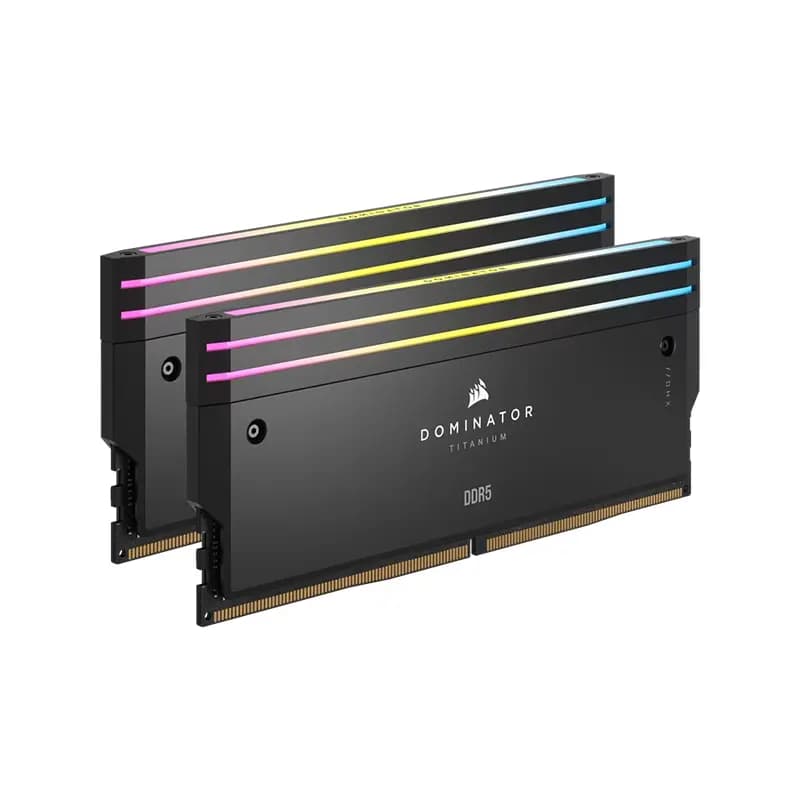 رم دسکتاپ DDR5 دو کاناله 6000 مگاهرتز CL30 کورسیر مدل DOMINATOR TITANIUM ظرفیت 64 گیگابایت — تصویر ۴