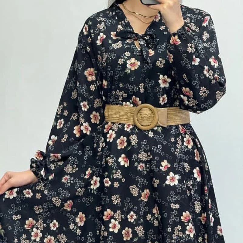 استایل شیک ومزونی باپیراهن ساحلی بوگاتی طرح کلوووش/کد2840 — تصویر ۲