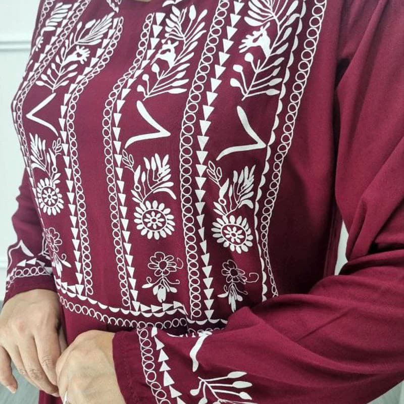 ساحلی مانتویی نخی چاپی طرح گندم/کد2831 — تصویر ۷