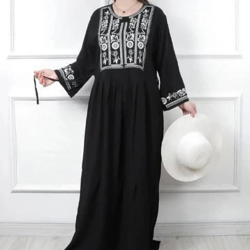 ساحلی مانتویی نخی چاپی طرح گندم/کد2831 — تصویر ۲