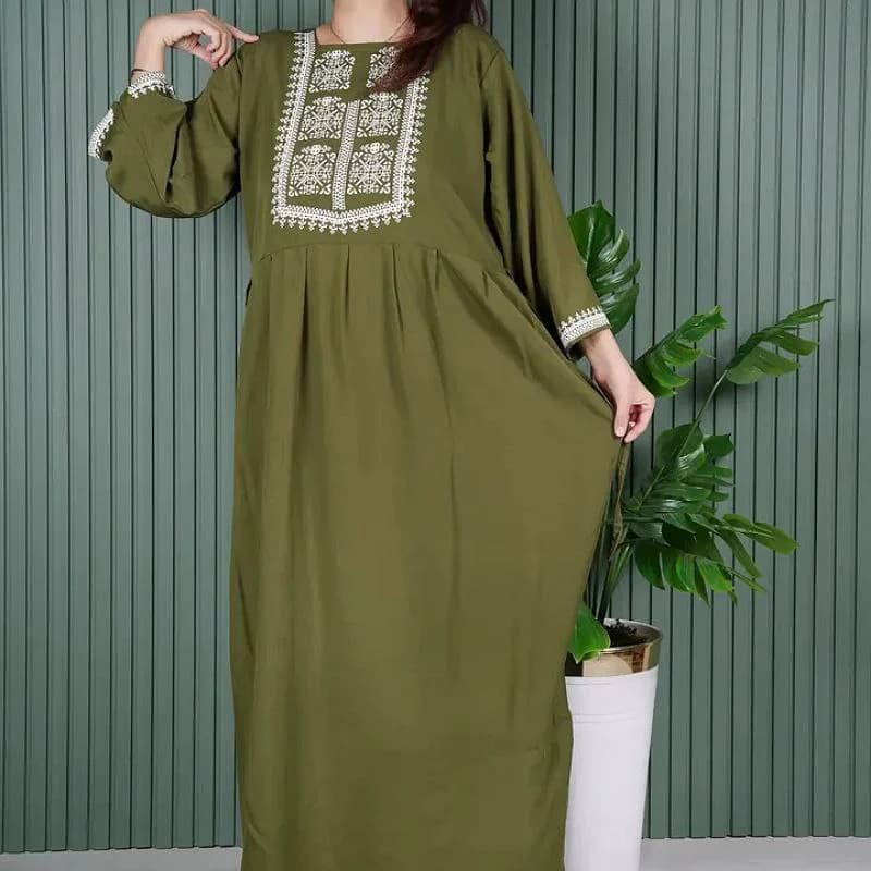 ساحلی مانتویی نخی چاپی طرح انورا _ کد2819 — تصویر ۲