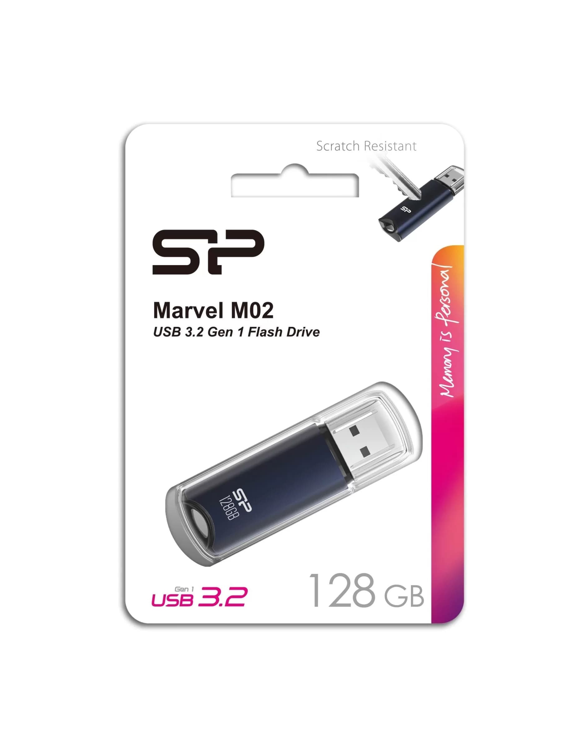فلش مموری 128 گیگابایت SP مدل MARVEL M02 BLUE — تصویر ۵