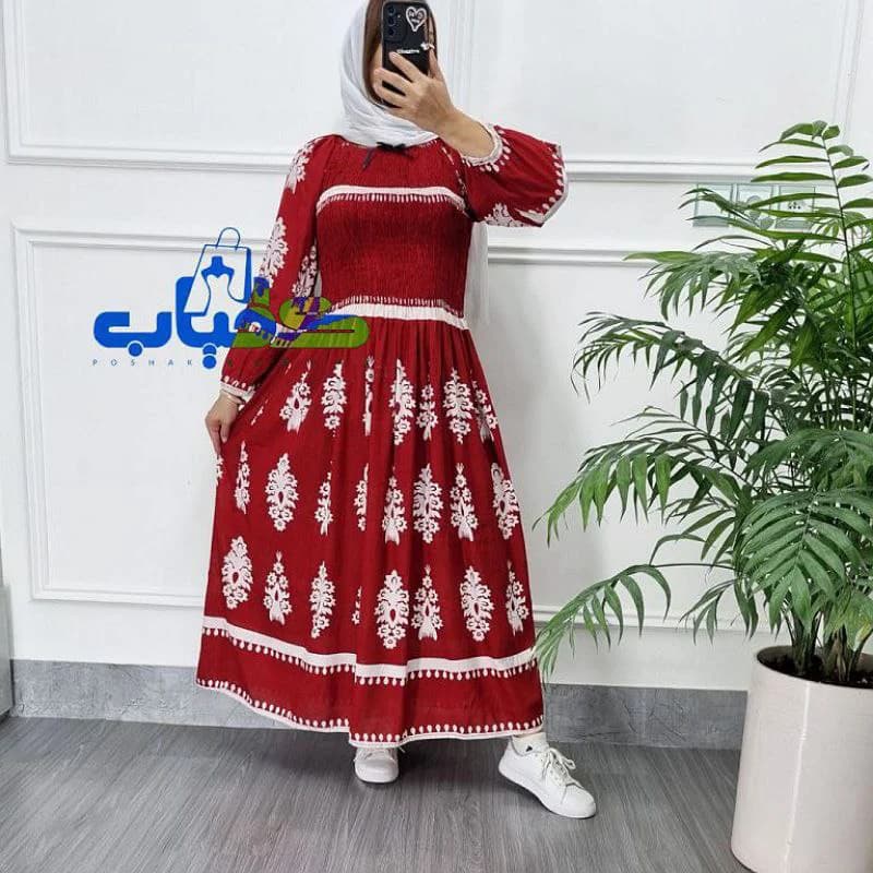 پیراهن ساحلی نخ اورجینال وارداتی هندی/کد2802 — تصویر ۶