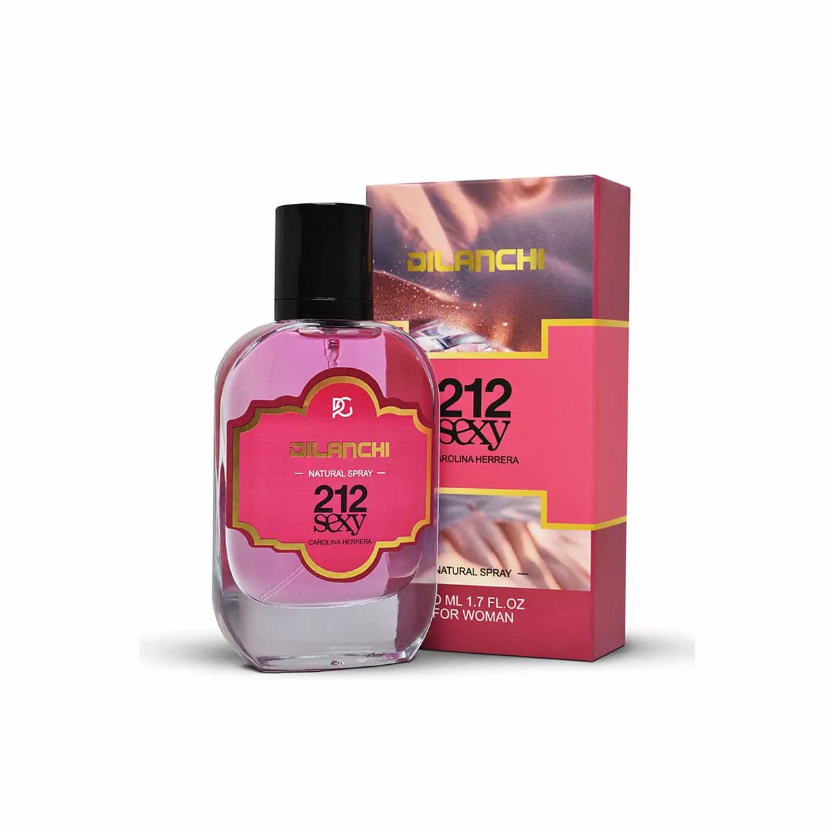 عطر دیلانچی 50 میل زنانه رایحه کارولینا هررا 212 سک.سی