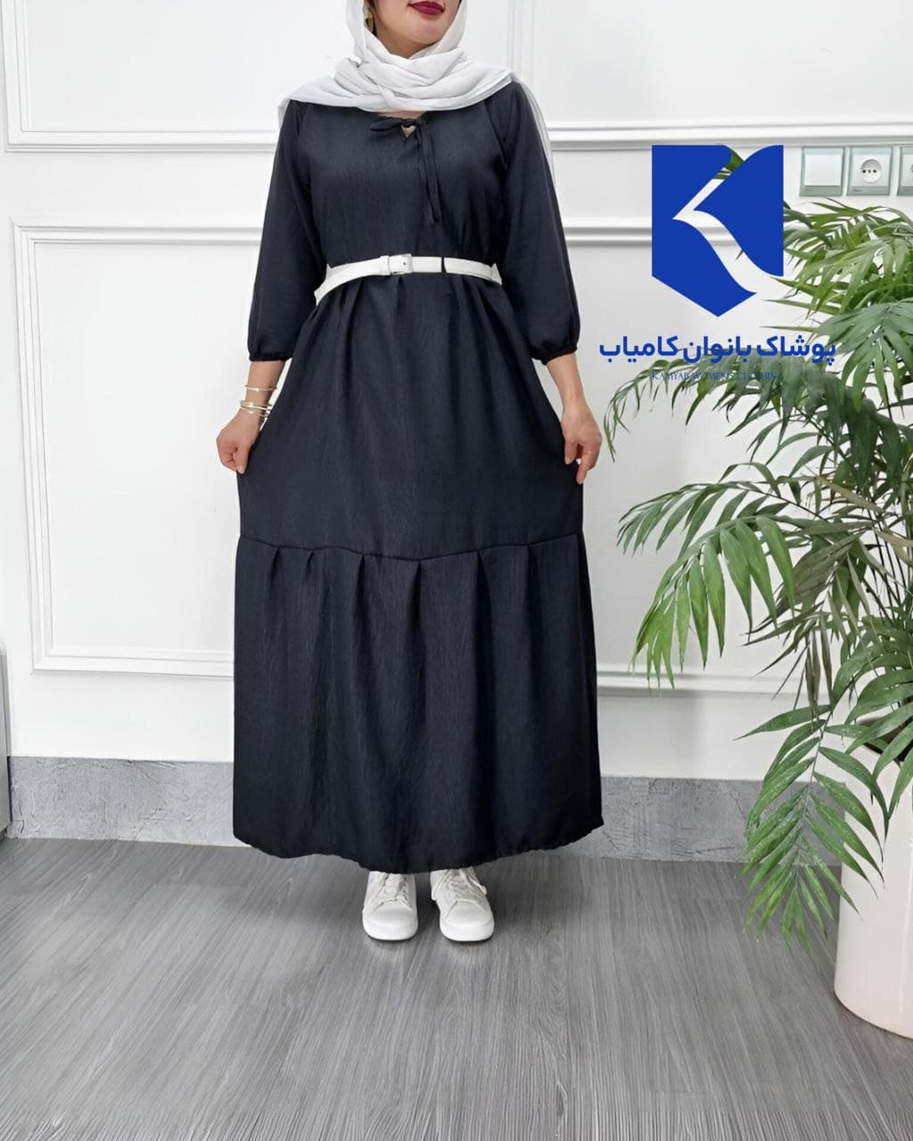 استایل لاکچری باساحلی ماکسی صوفیا طرح فلوار/کد2787 — تصویر ۴
