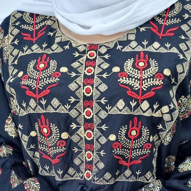 پیراهن ساحلی اورجینال گلدوزی وارداتی اصلی/کد2783 (تخفیف ویژه روزمادر) — تصویر ۸