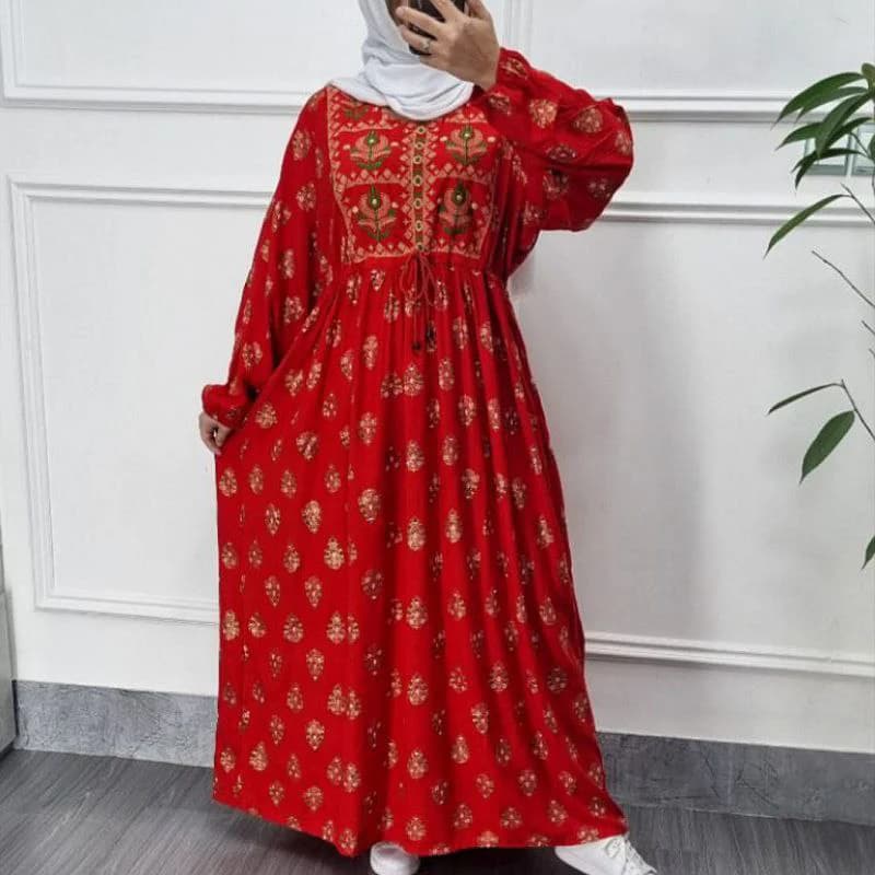 پیراهن ساحلی اورجینال گلدوزی وارداتی اصلی/کد2783 (تخفیف ویژه روزمادر) — تصویر ۳