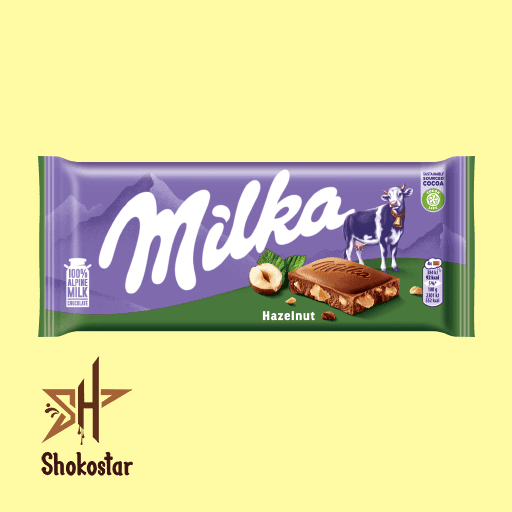 شکلات میلکا فندقی milka