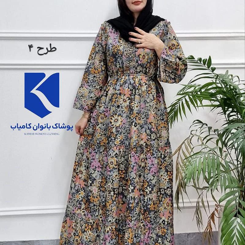 استایل لاکچری باپیراهن ساحلی عروسکی هندی/کد2743