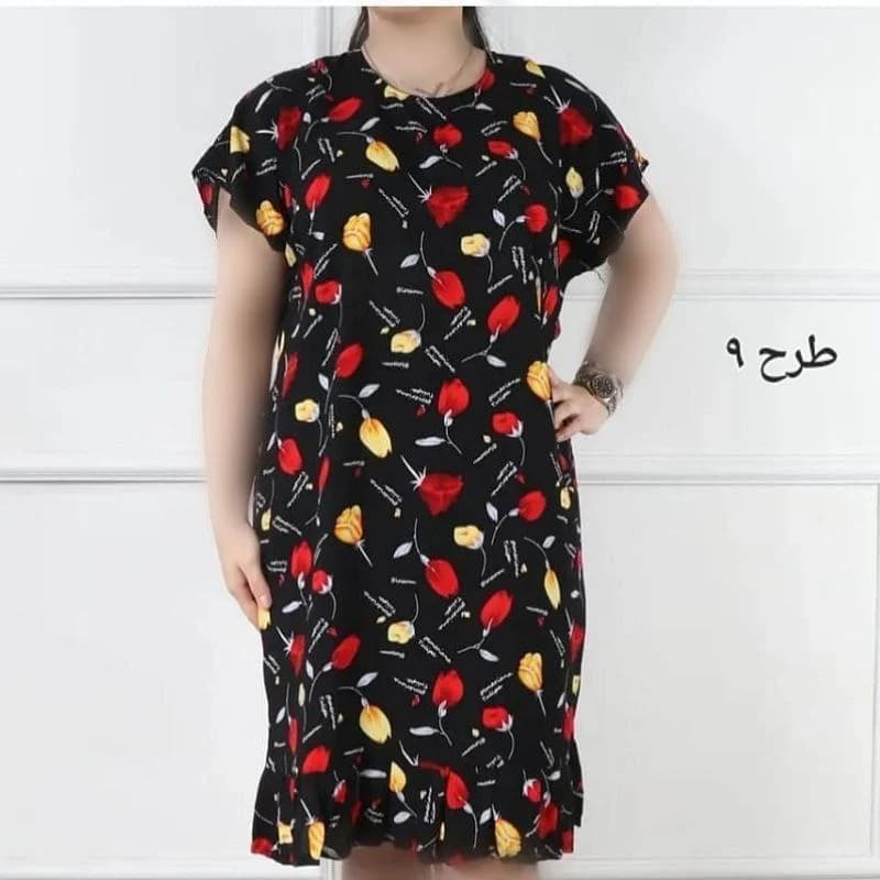 تونیک بلند نخی وارداتی طرحدار زنانه/کد2767