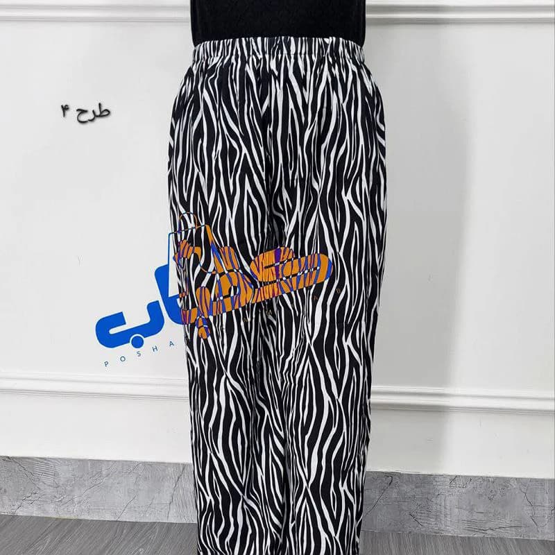 شلوارراسته کرپ فلور بوگاتی وارداتی/کد2762 — تصویر ۸