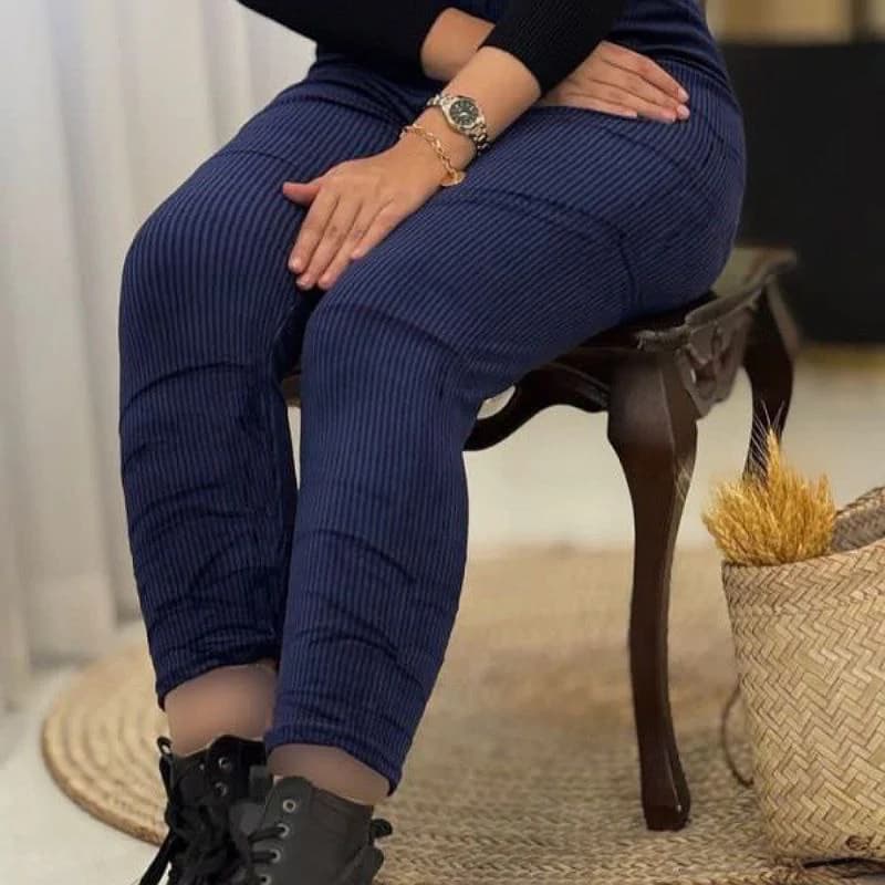 شلوارمخمل کبریتی گرم بالا وارداتی/کد2761 — تصویر ۴