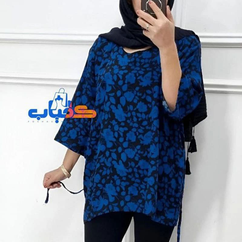 تونیک نخی گلدار زنانه الهه/کد2759 — تصویر ۶