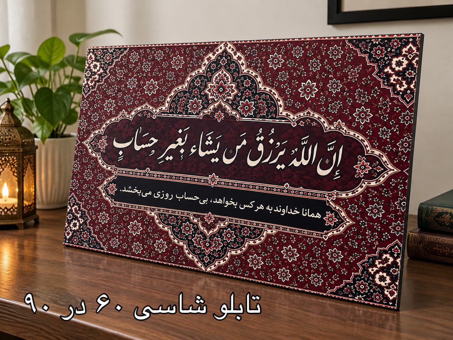 تابلو ان الله یرزق من یشا بغیر حساب — تصویر ۴