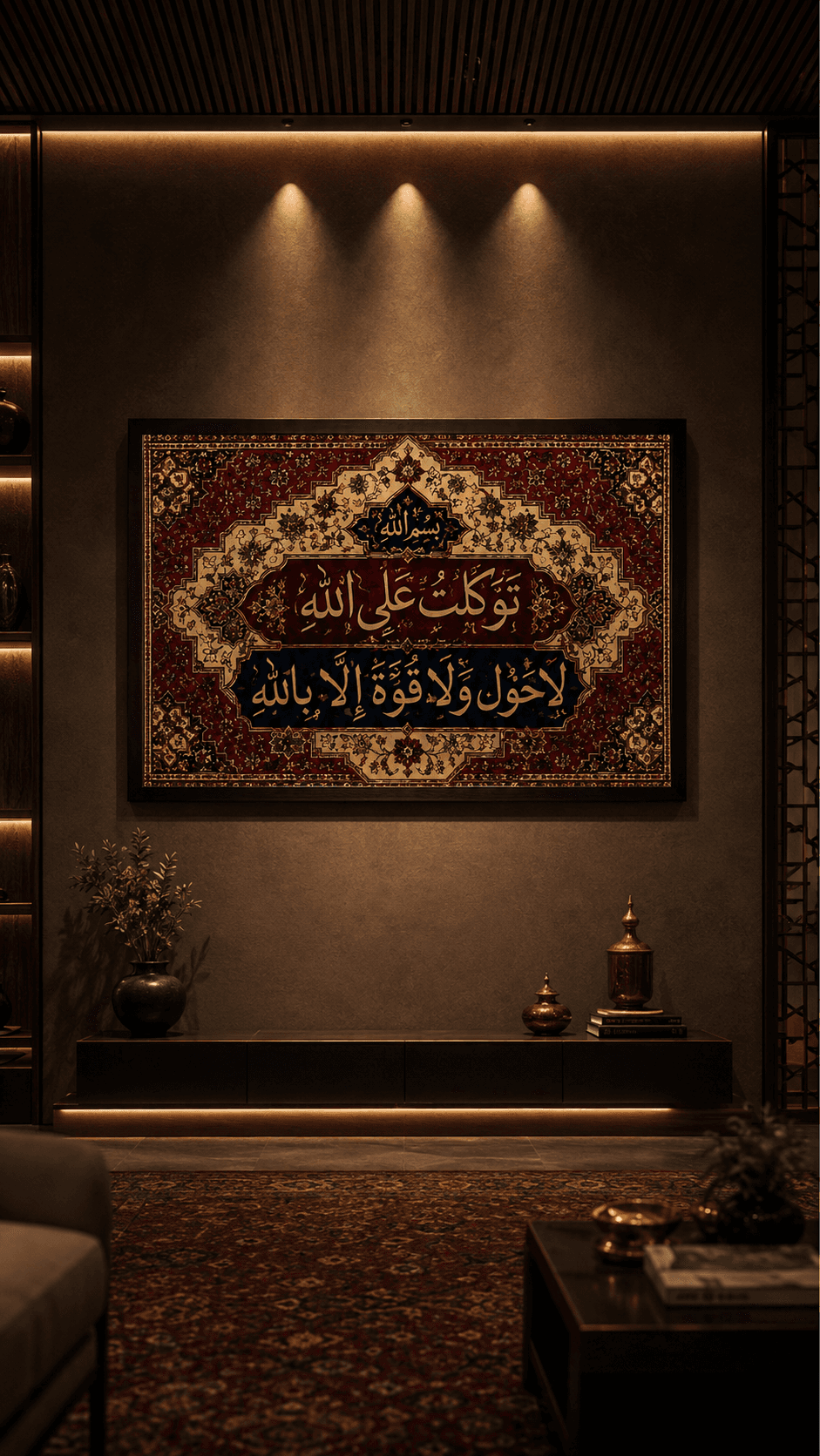 تابلو توکلت علی الله