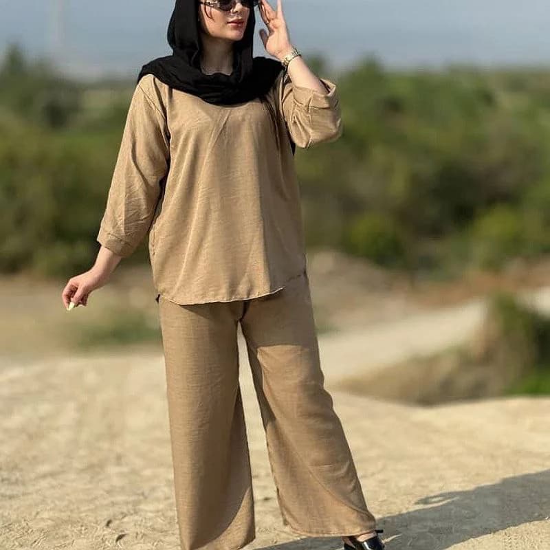 ست بلوزشلوارلاکچری زنانه صوفیا/کد2712 — تصویر ۸