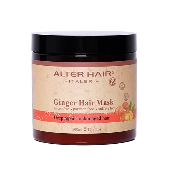 ماسک مو بدون سولفات ترميم كننده زنجبيل آلتر هير Alter Hair Ginger Hair Mask 500ml