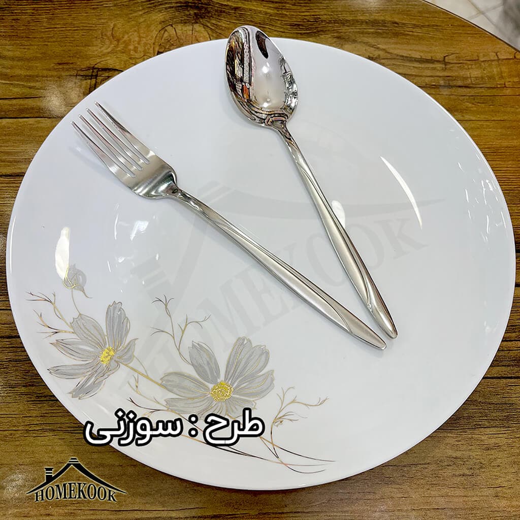 قاشق و چنگال یونیک 12 پارچه درجه یک — تصویر ۵