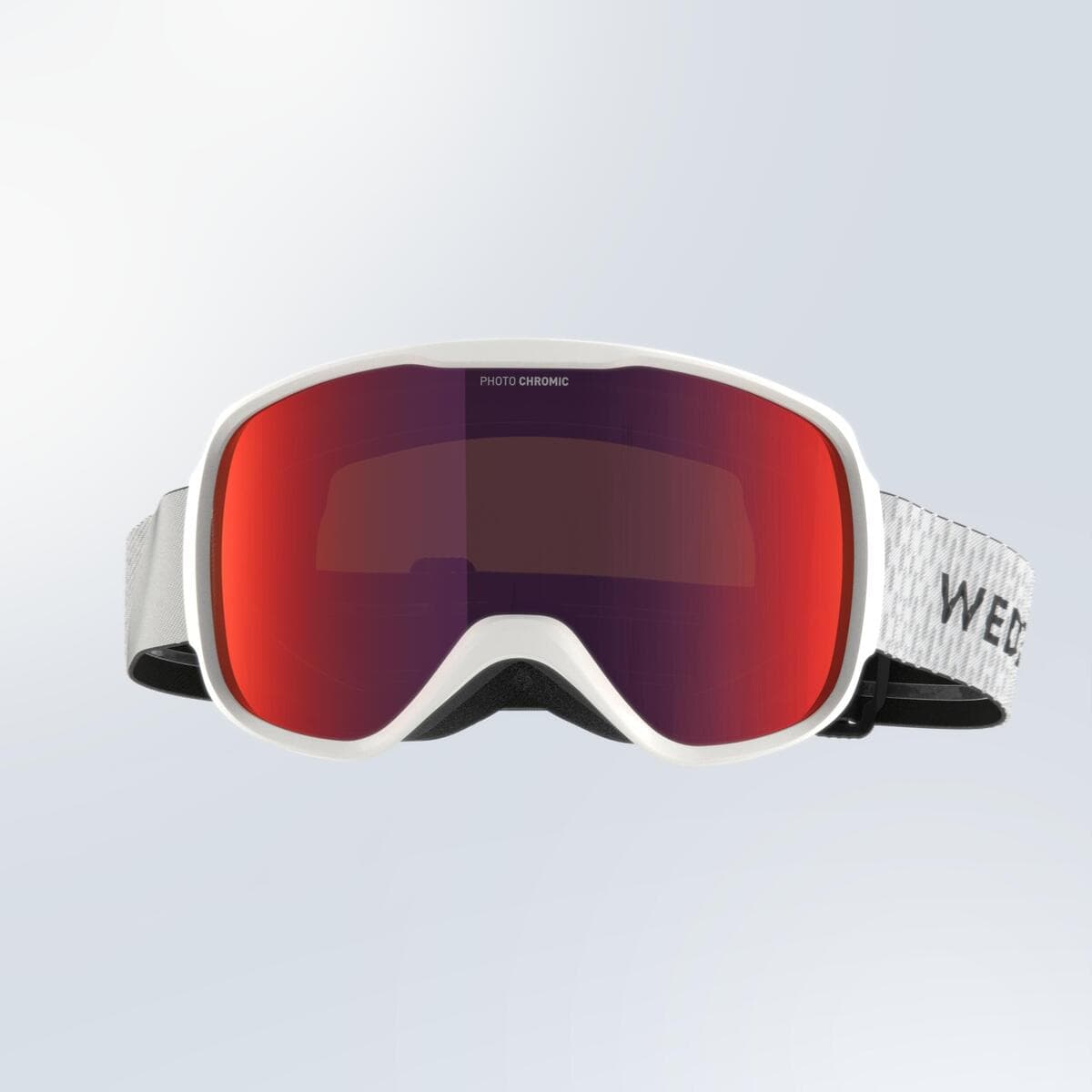 عینک اسکی/اسنوبرد فوتوکرومیک wedze – سفید – G 500 PH — تصویر ۴